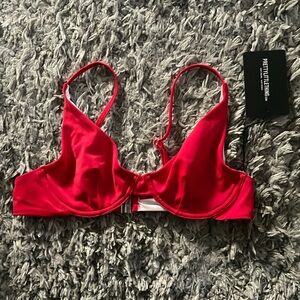 Red Bathing Suit top